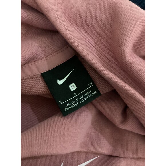 Nike Women's Get Fit Funnel-Neck Pink Pullover Sweatshirt (CU5659-614) Size S - Picture 8 of 10